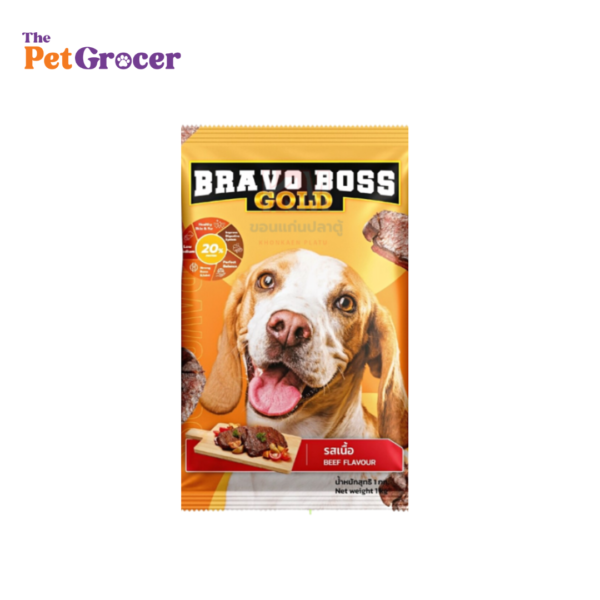 Bravo Boss Gold – Dog Food Beef – 1kg