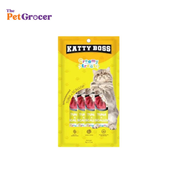 Katty Boss Cat Creamy Treat – Tuna and Scallop 15g