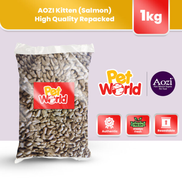AOZI Kitten (Salmon) 1kg – High Quality Repacked