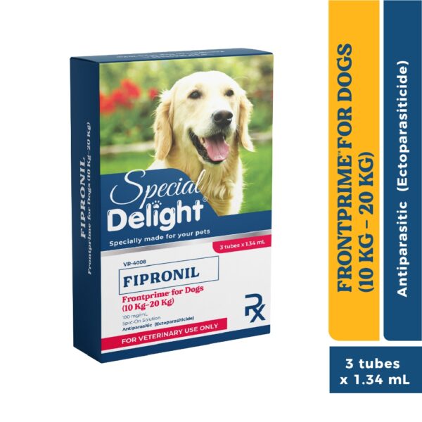 Special Delight FRONTPRIME FOR DOG (10 KG - 20 KG) Fipronil 100 mg/mL Box of 3’s - Image 2