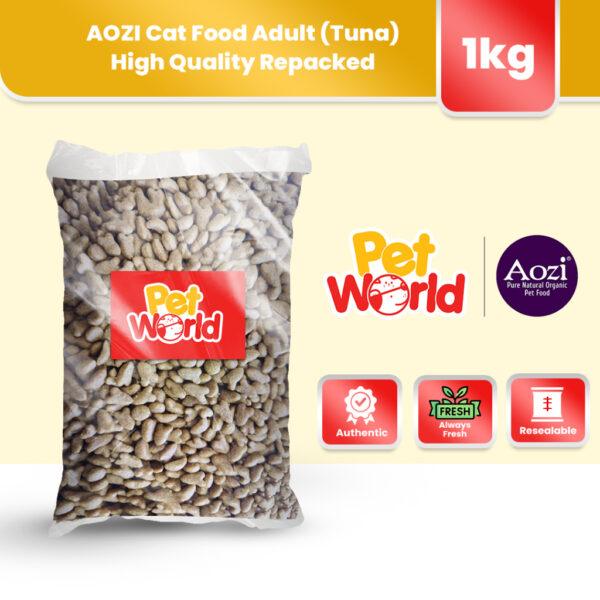AOZI Cat Food (Tuna) 1kg – High Quality Repacked