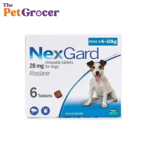 Nexgard 28mg. (4-10kg) 3 tabs