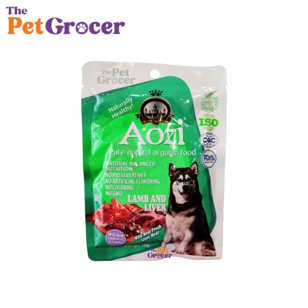 AOZI Dog Wet Food - Lamb & Liver 100g
