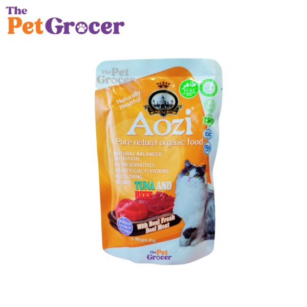 AOZI Cat Wet Food – Tuna & Beef 85g