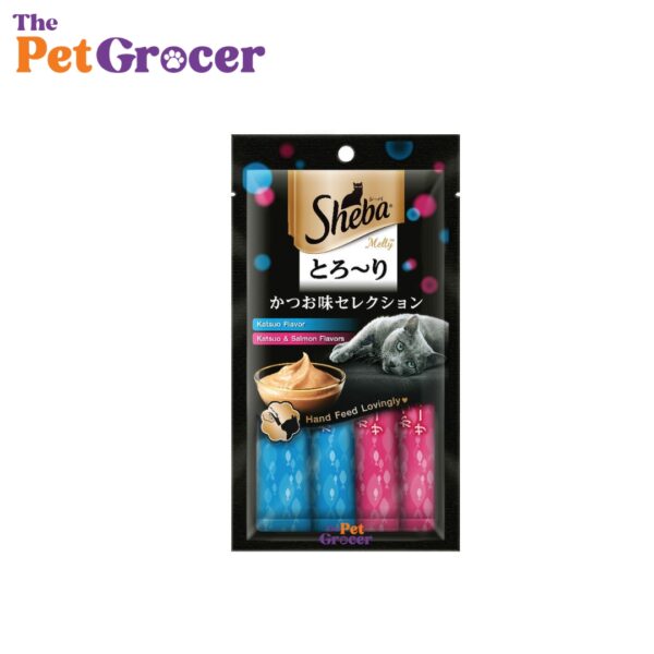 Sheba Melty 4s Katsuo & Katsuo Salmon