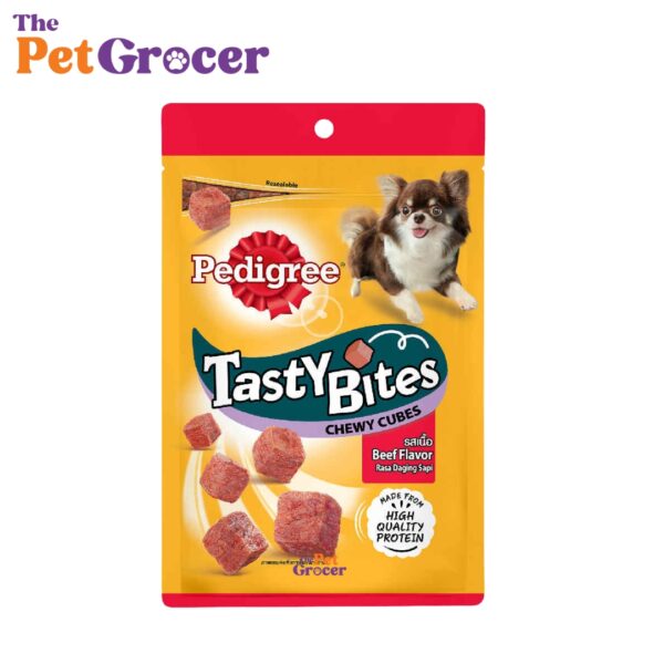 Pedigree Tasty bites Chewy Cubes- Beef Flavor