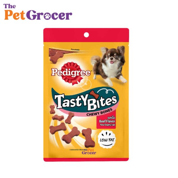 Pedigree Tasty bites Chewy Bones- Beef Flavor