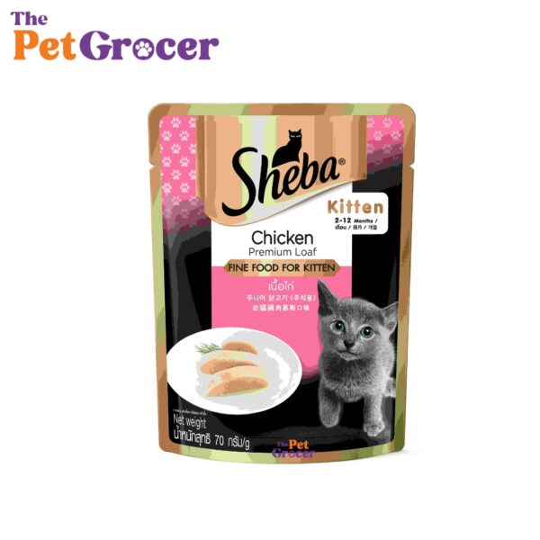 Sheba Pouch Kitten Chicken 70g