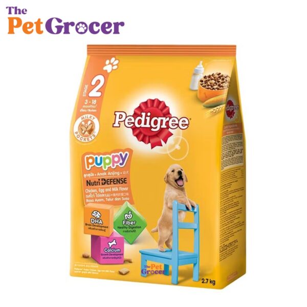 Pedigree Dry Puppy Chicken Egg & Milk 2.7kg