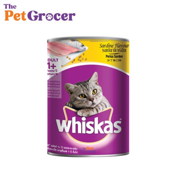 Whiskas Can Adult Sardines 400g