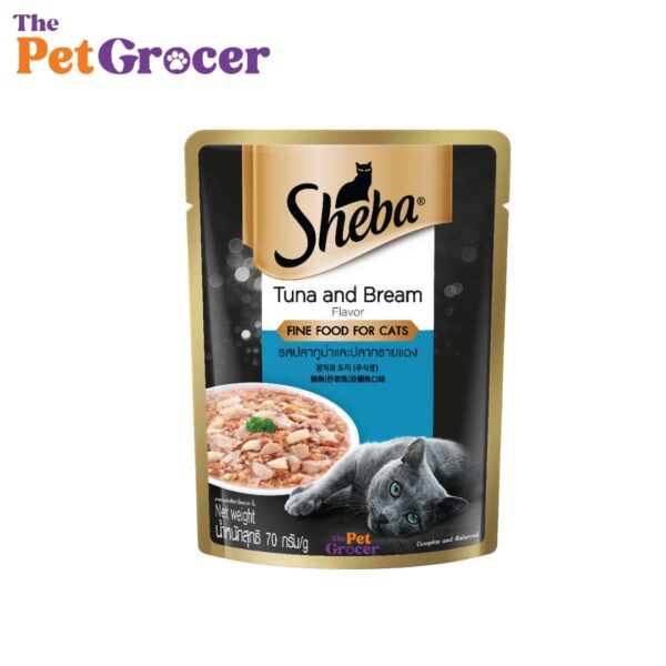 Sheba Pouch Tuna & Bream 70g