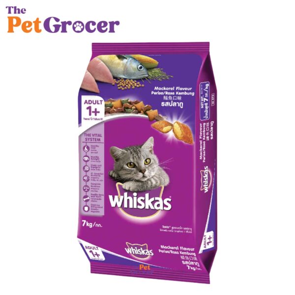 Whiskas Dry Adult Mackerel 7kg