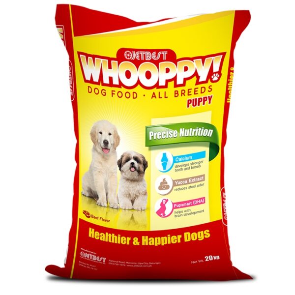 Whooppy Adult Dog Food 1kg - High Quality Repacked
